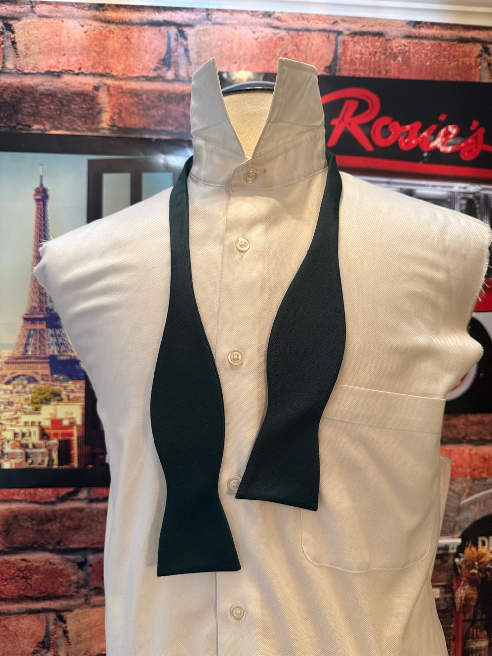 Birdy Grey Men's Self-Tie Bow Tie in Dark Green